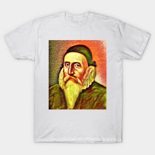 John Dee snow Portrait | John Dee Artwork 15 T-Shirt